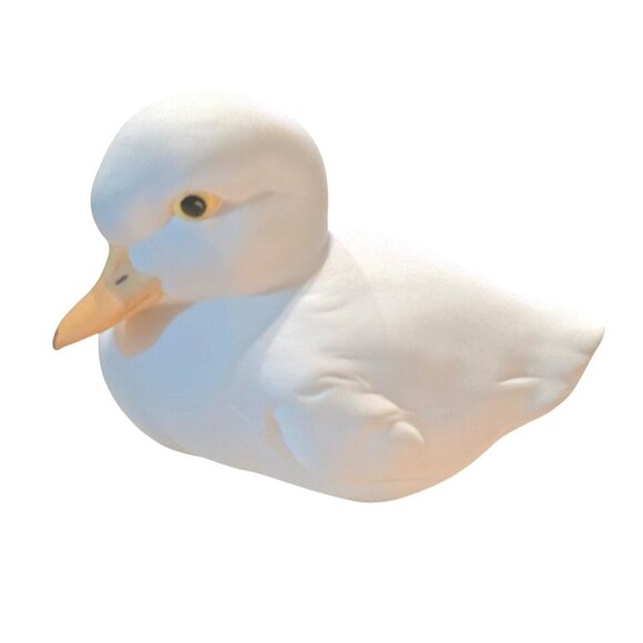 Kaiser Porcelain White Duck Figurine & Puffy Porcelain Bird - Picture 2 of 16
